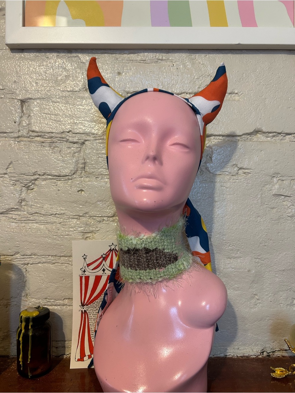 Cowprint Horn Headband – Playful Pattern